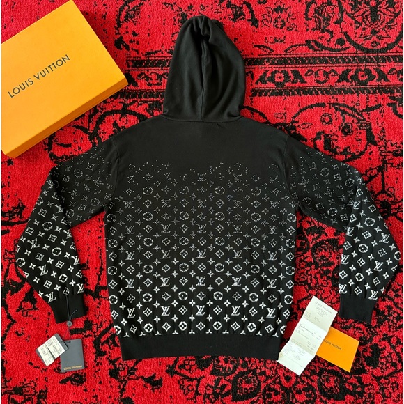 Louis Vuitton Monogram Gradient Hoodie (M) - Picture 2 of 11